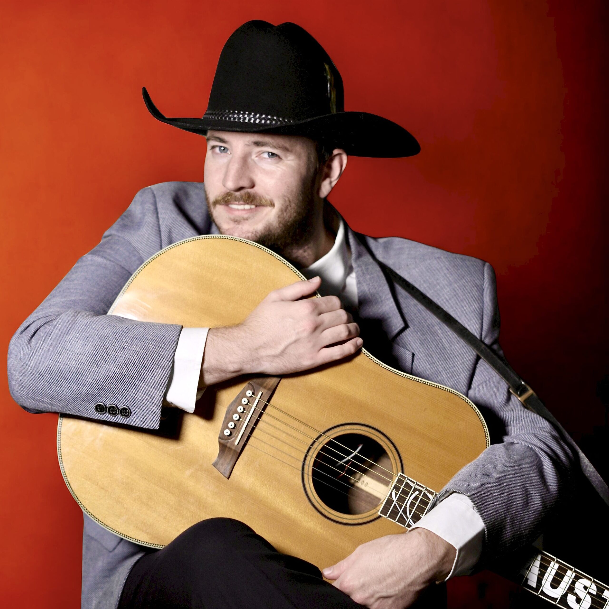 Professional portrait of Canadian singer-songwriter Austin T. O'Keefe, renowned for his authentic Nashville Sound and 1970s Countrypolitan style.